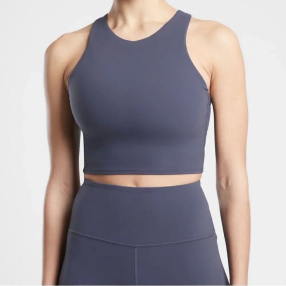 Athleta Blue Conscious Crop Tank